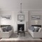 Ekena Millwork Claremont Ceiling Medallion (Fits Canopies up to 5 5/8"), 9"OD x 4 1/2"ID x 1/2"P, Ultra Pure White CM09CLUWF - alternate 3